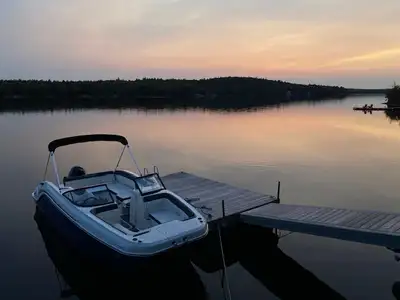 Bought new in 2021. Never salt water. Indoor heated storage in winter and always covered at night on...