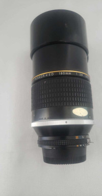 Nikon Nikkor 180mm f2.8 ED AI-S MF telephoto lens
