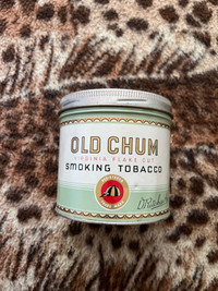 Old Chum - Empty tobacco can