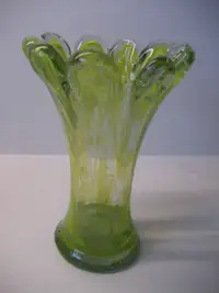Vintage Hand Blown End of Day Vase