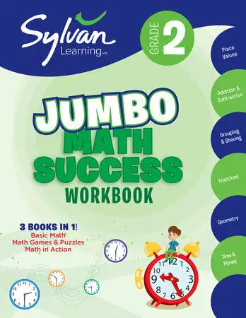 2nd Grade Jumbo Math Success Workbook 9780375430503, View more