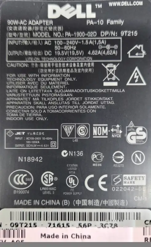 Dell 90W - AC Adapter in Cables & Connectors in Mississauga / Peel Region - Image 6