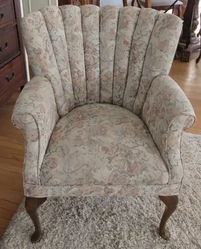 Antique Tapestry Armchair, View more