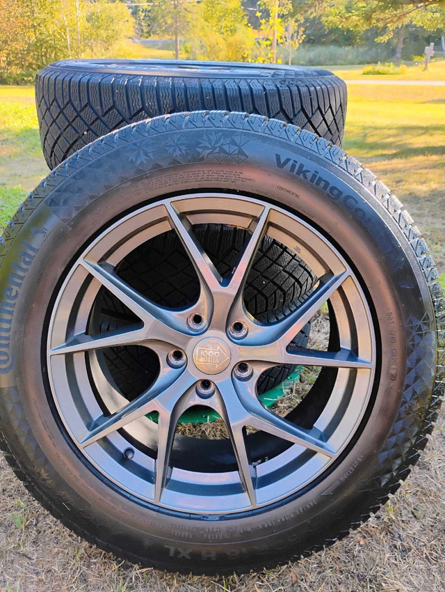 4 winter 245/60R18 tires mounted on alloy rims in Tires & Rims in Muskoka - Image 2