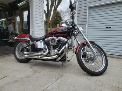 Be a standout with this real head turner! 2002 Harley FXSTD Duece, with lots of character inside and...