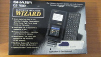 Sharp OZ-7000 Electronic Organizer WIZARD & Sharp CE-50P Imprim