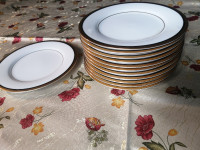 Noritake 6914 Elysee Vintage Gold Rims Serving Platters