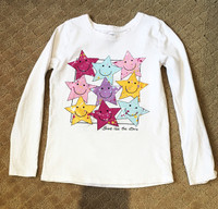 The Stars Stylish Exclusive Tops for Girl Sz 7, Long Sleeve