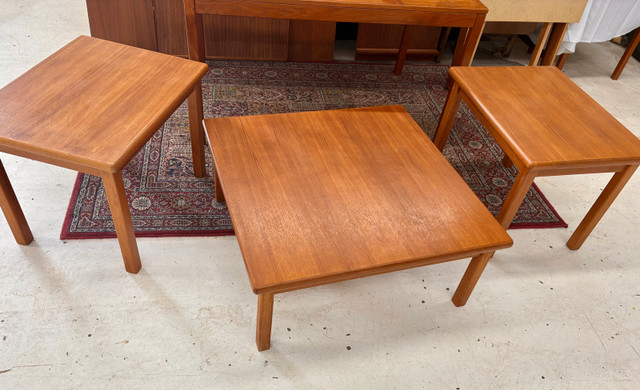 Set of Danish Teak Coffee & End Tables in Coffee Tables in Peterborough
