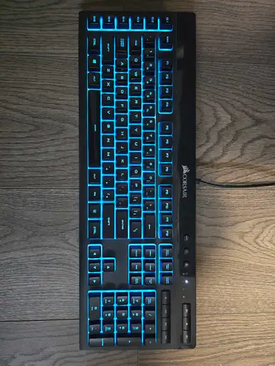 Corsair K55 rgb keyboard, View more