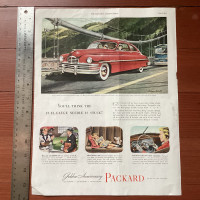 Vintage 1949 Packard Original Magazine Print Advertisement
