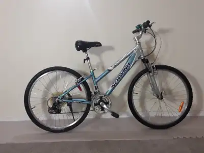 The $150 asking price is excellent for this Aphrodite bike that is designed by women (wid) for women...