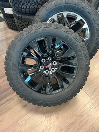 81.New 2024 GMC Chevy rims N Goodyear MT Tires
