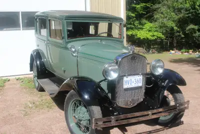 Ford Model A 1931 Town Sedan 160-B. Four doors. Engine- 4 cylinder gas 200.5 cu. in.. Transmission-...