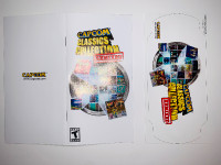 PSP-CAPCOM COLLECTION REMIXED MANUAL+STICKER (C011)