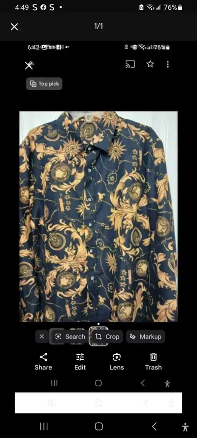 Versace Baroque Print Shirt, View more