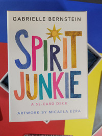 Spirit Junkie, A 52-card deck of uplifting words + artwork