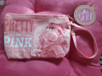 MUPPET Miss Piggy Pink Cosmetic Bag (new)