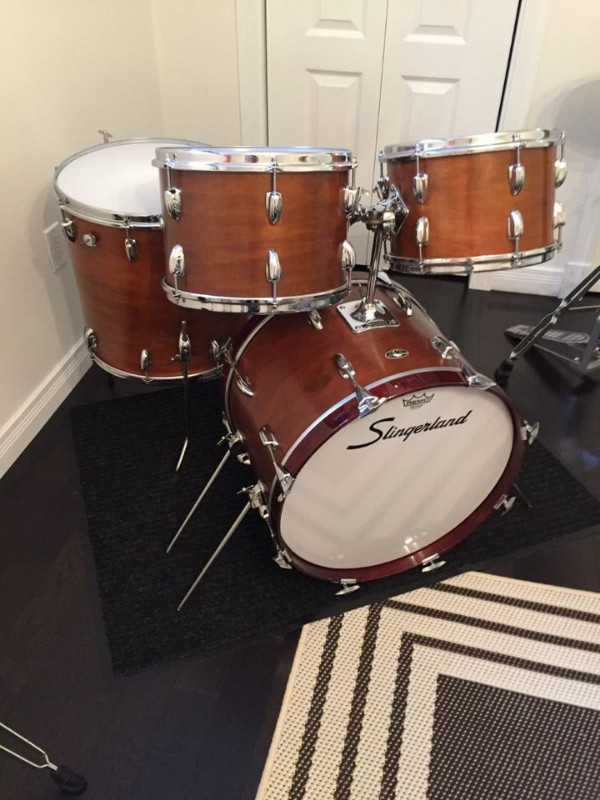 RARE VINTAGE SLINGERLAND DRUMS FOR SALE! in Drums & Percussion in Moncton - Image 3