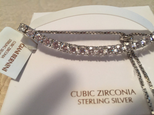 Great Graduation Gift...Cubic Zirconia Bolo Bracelet -- New! in Jewellery & Watches in St. Albert - Image 2