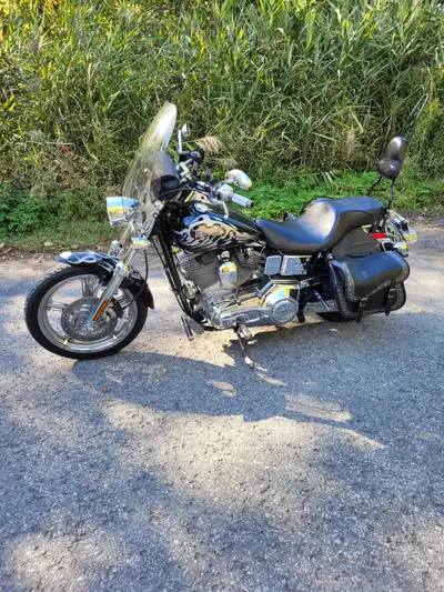 Harley-davidson dyna super glide fxdd 100ieme anniversaire 2003 Moteur 1450 109250km Peinture airbru...