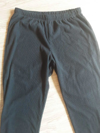 CLASSIC EDITIONS 2x Black Ribbed Track Pants 