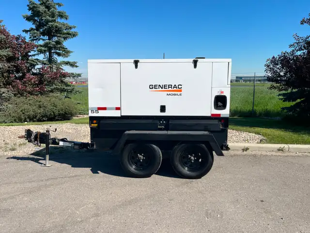 Generac 45 KW / 55 KVA MMG55 Used Tow Behind Diesel Generator in Other in Saskatoon - Image 2
