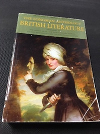 The longman Anthology British literature textbook