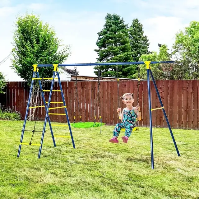 330 lbs Kids Swing Set for Backyard in Hobbies & Crafts in Markham / York Region - Image 2