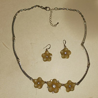 Collier pour Femme et boucle d'oreille