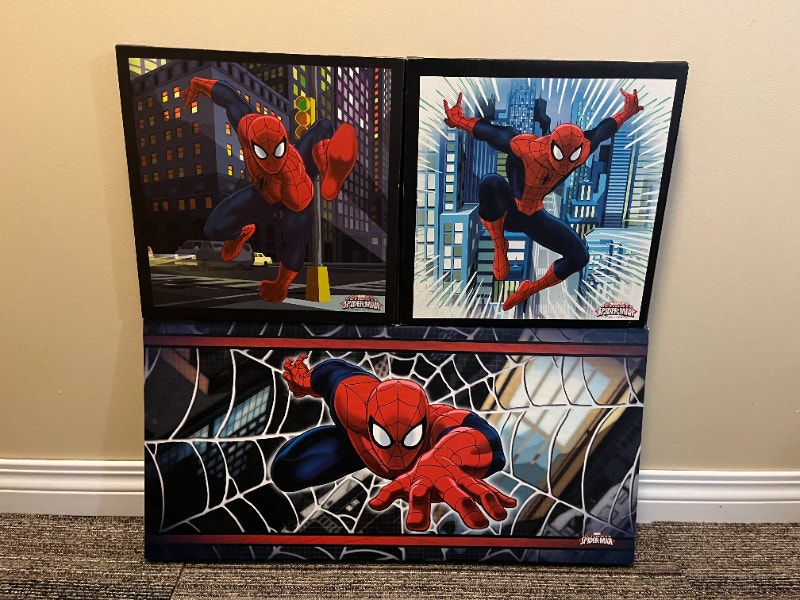 Spiderman wall art (canvas) Arts & Collectibles Winnipeg Kijiji