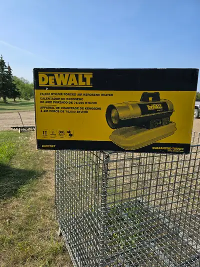 Dewalt Kerosene Heater 75000BTU New in the Box DXH75KT Call Dean 780-910-6970
