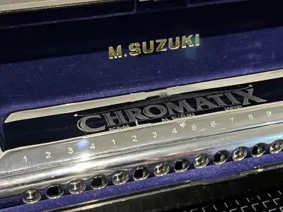 Suzuki 'Chromatix' SCX64 Chromatic Harmonica, View more