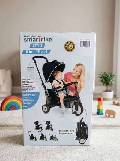 Tricycle SmarTrike STR3 6-in-1 Folding Stroller – Reclining Seat, View more