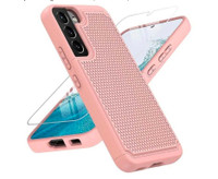 NEW Samsung S22 Pink Silicone Hard Cell Phone Case 