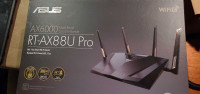 Asus quad core  RT-AX88U PRO AX6000 Dual Band WiFi 6 Router