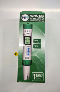 HM Digital ORP-200 Temperature Waterproof Combo Meter Tester, mV