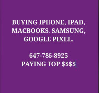 Buying  new sealed/unsealed Iphones, Samsung, Google pixel.