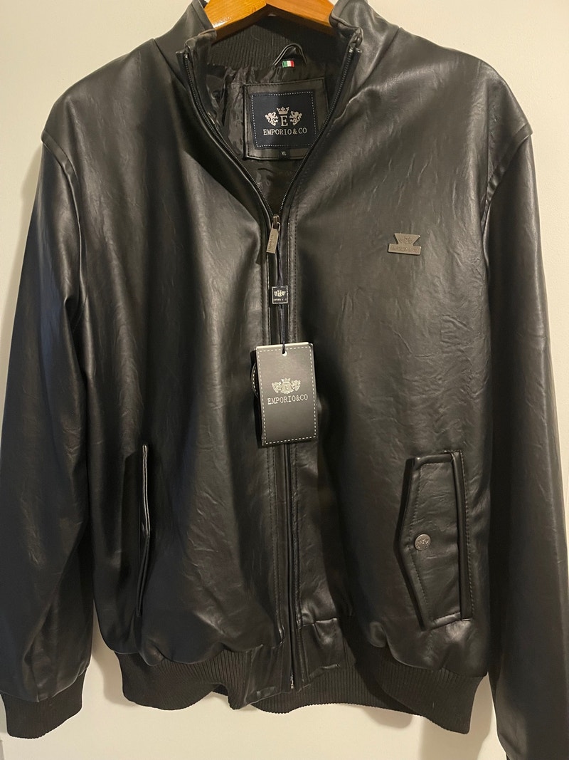 Italian leather jacket Xl Men's Winnipeg Kijiji