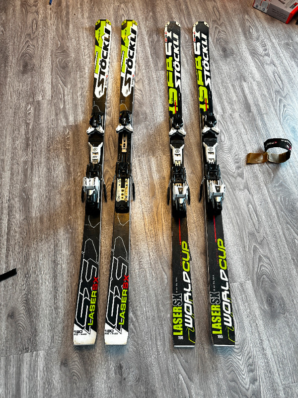 Atomic Stockli Laser SX World Cup Downhill Skis 180 in Ski in Calgary