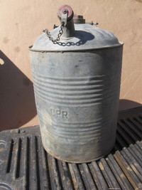 Vintage CPR Railroad Gas Oil Water Can, GSW