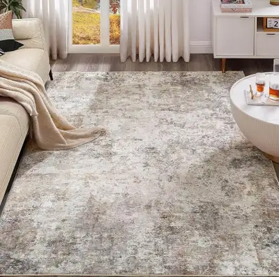 UERMEI 10x14 Area Rug Living Room Rugs - Washable Neutral Modern, View more
