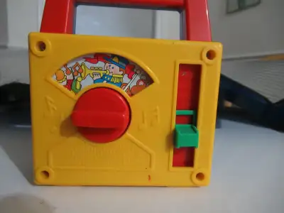 Fisher Price Vintage Radio..plays well  1981, View more