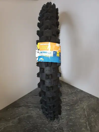 New Michelin Starcross 6 Med/Hard Terrain Front Motorcycle Tire MICHELIN® 2CT+ Technology, which has...