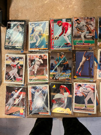 Packs of baseball cards