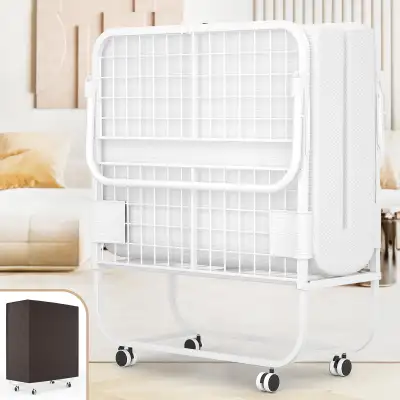 Cyclysio 75 X 31'' Folding Bed with Storage Cover, Cot Size, View more