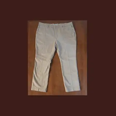 MEN'S KHAKI WORK PANTS-STRAIGHT FIT-SIZE XXL, View more