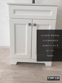 Floor model clearance vanities. Tax included! Hamilton Ontario Preview