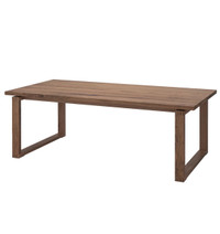 MÖRBYLANGA-【IKEA] DiningTableTable, oak veneer brown stained