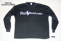 Vintage POLO Ralph Lauren, long sleeve T-shirt black L excellent